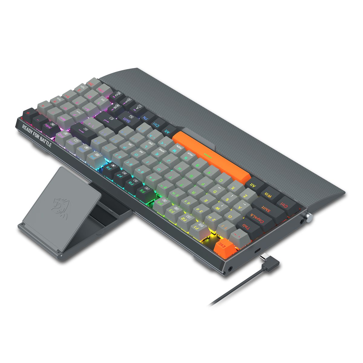 REDRAGON - Teclado Gamer Mecánico Redragon Olaf K648 Rgb Red Usb Inglés