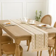 ARMONIA - Camino mesa decoración étnica chenille 180x30 cm 695