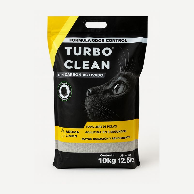 GENERICO - Arena Sanitaria Turbo Clean 10kg Aroma Limon