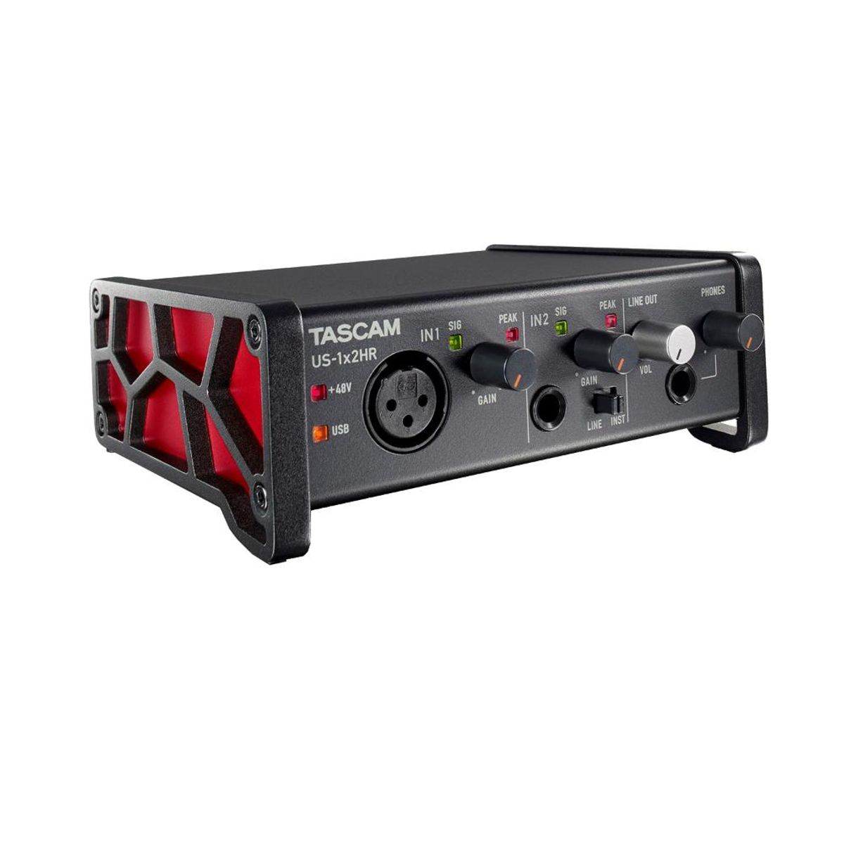 TASCAM - Interfaz de audio USB TASCAM US-1x2HR