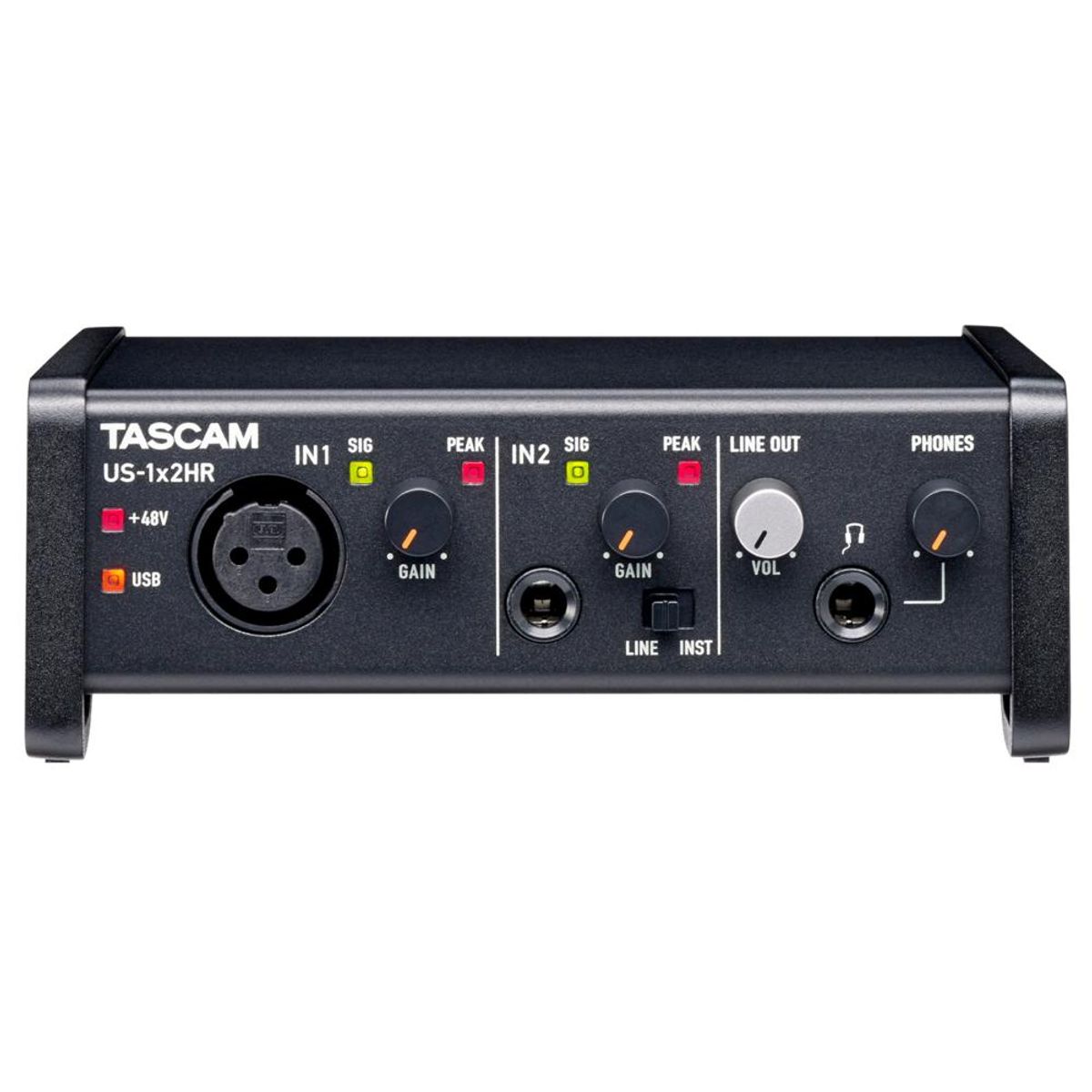 TASCAM - Interfaz de audio USB TASCAM US-1x2HR