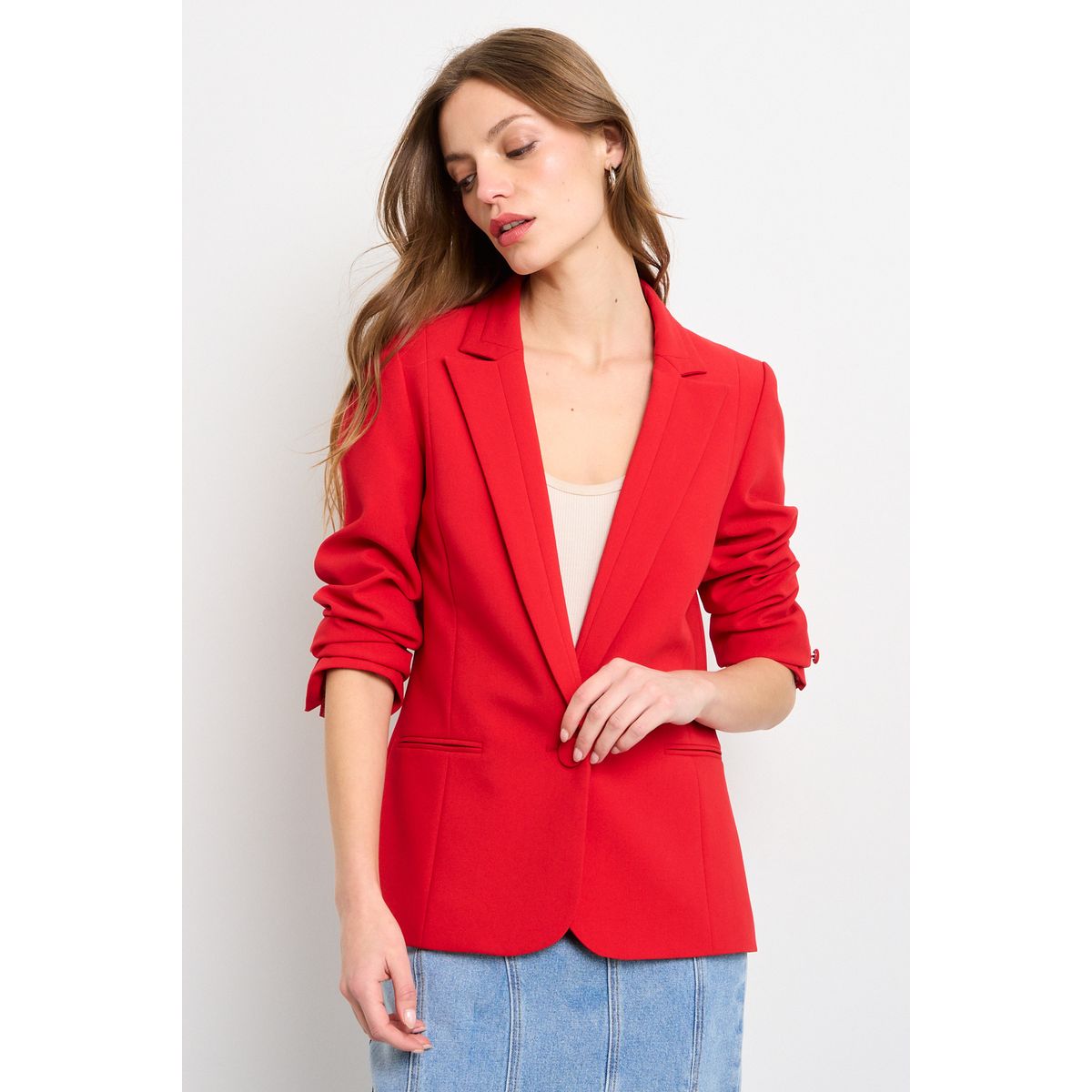 IO - Blazer Mujer Rojo IO