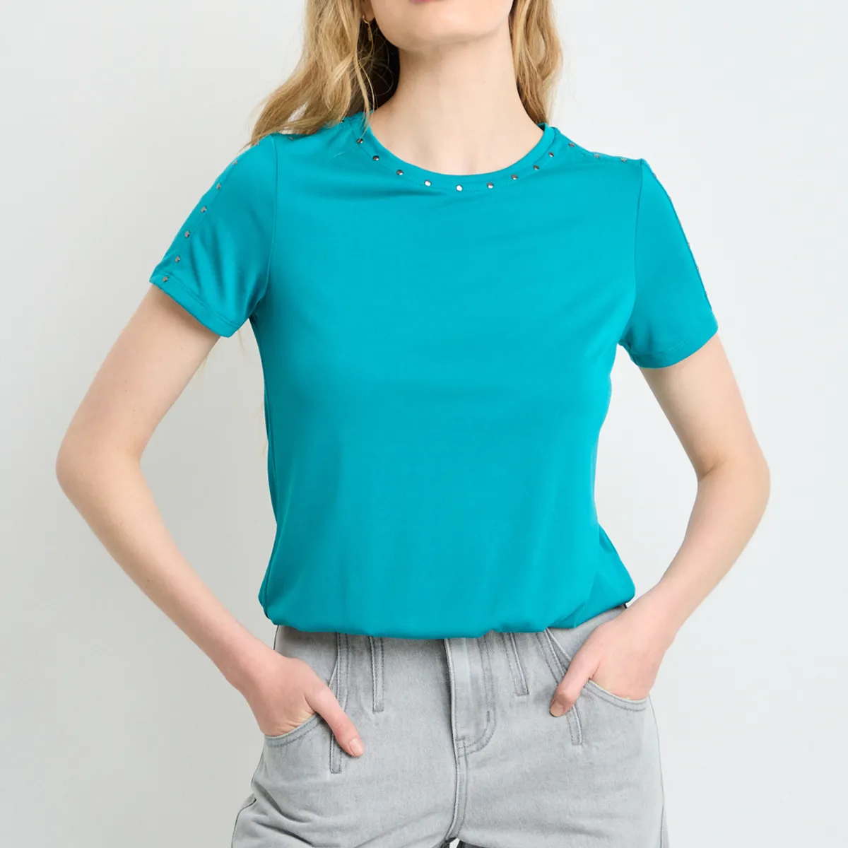 IO - Polera Manga Corta Mujer Calipso Io