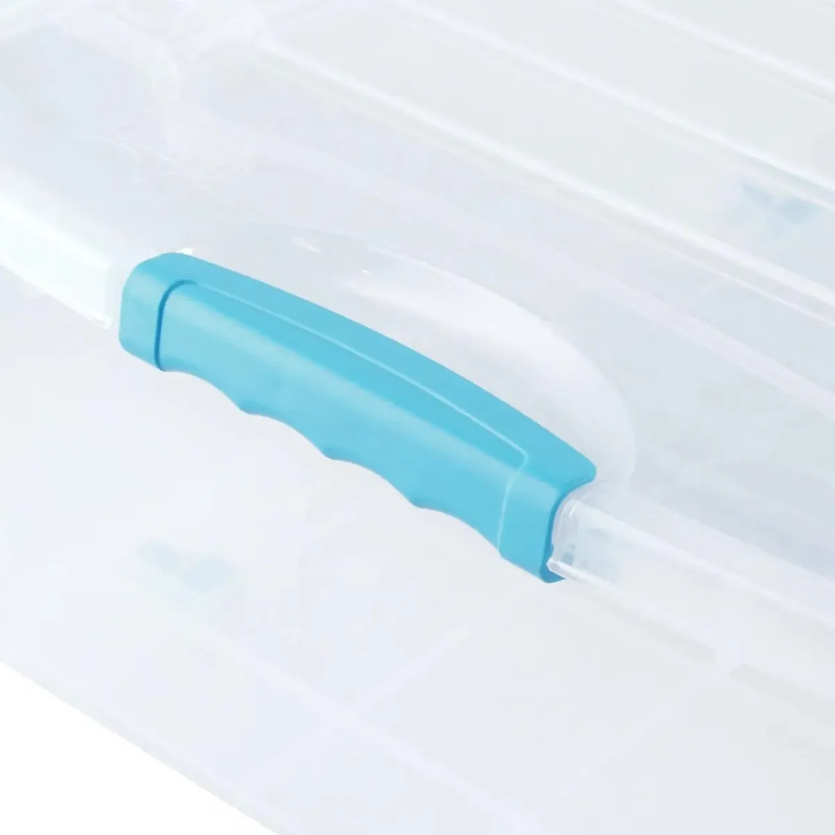 REYPLAST - Caja Organizadora Almacenamiento Apilable Con Ruedas 58 L