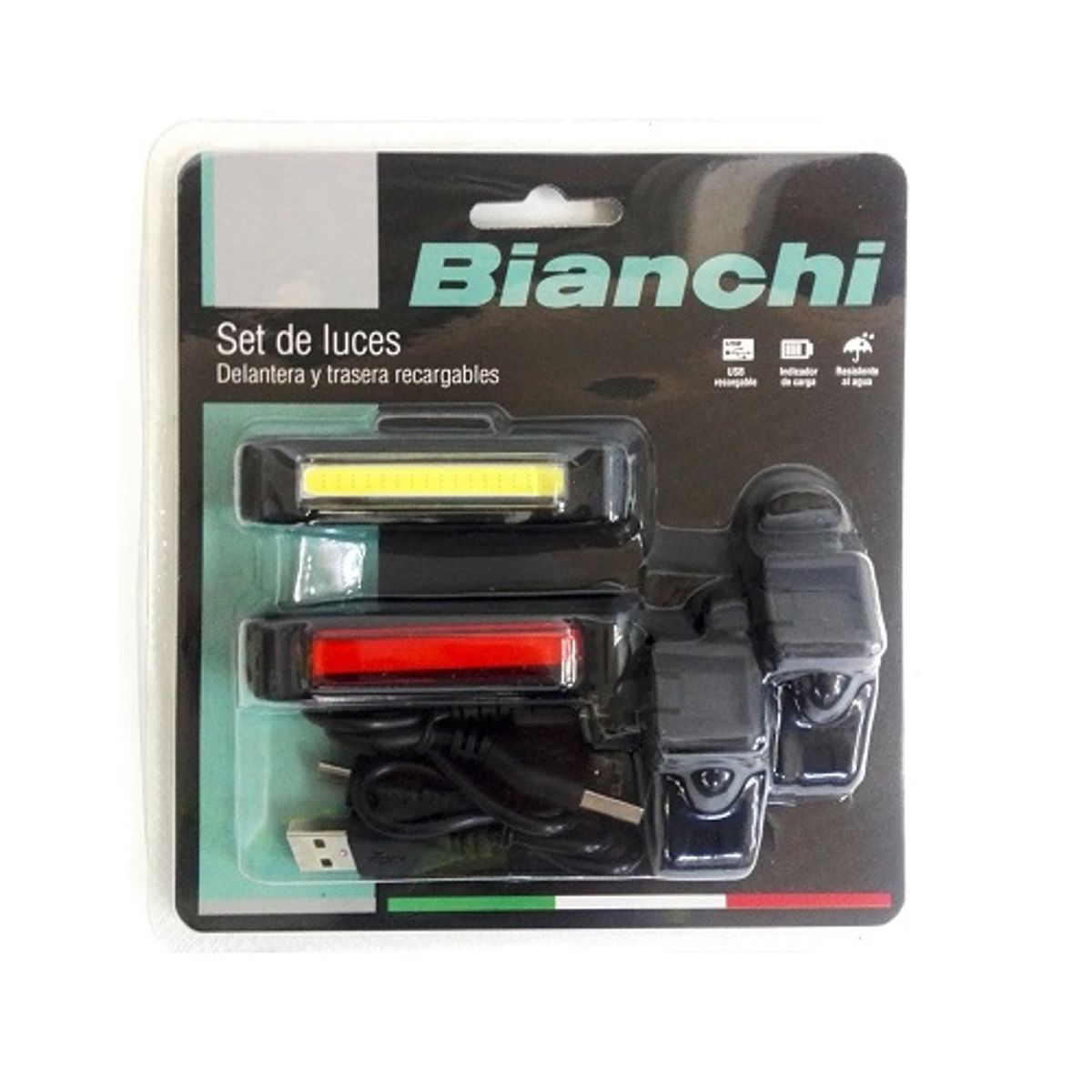 BIANCHI - SET LUCES BIANCHI USB WHITE-RED (16 LED)