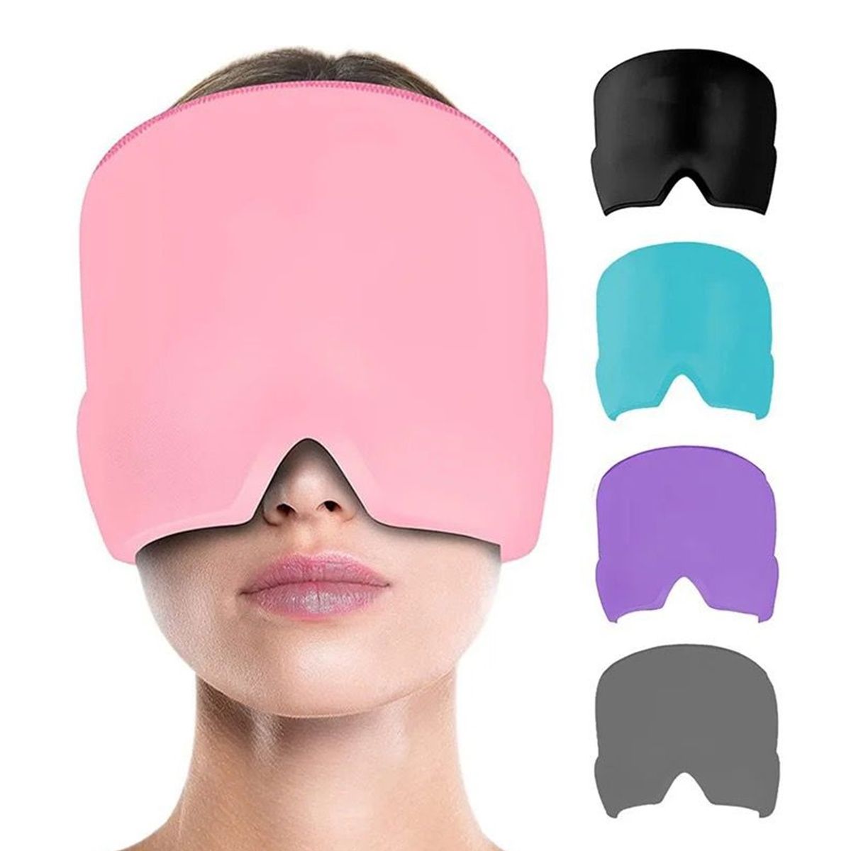 GENERICO - Gorro De Gel Alivio De Migraña Terapia De Frío O Calor Dolor