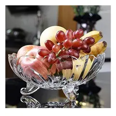 GENERICO - Frutera De Vidrio Ensaladera De Vidrio 23cm