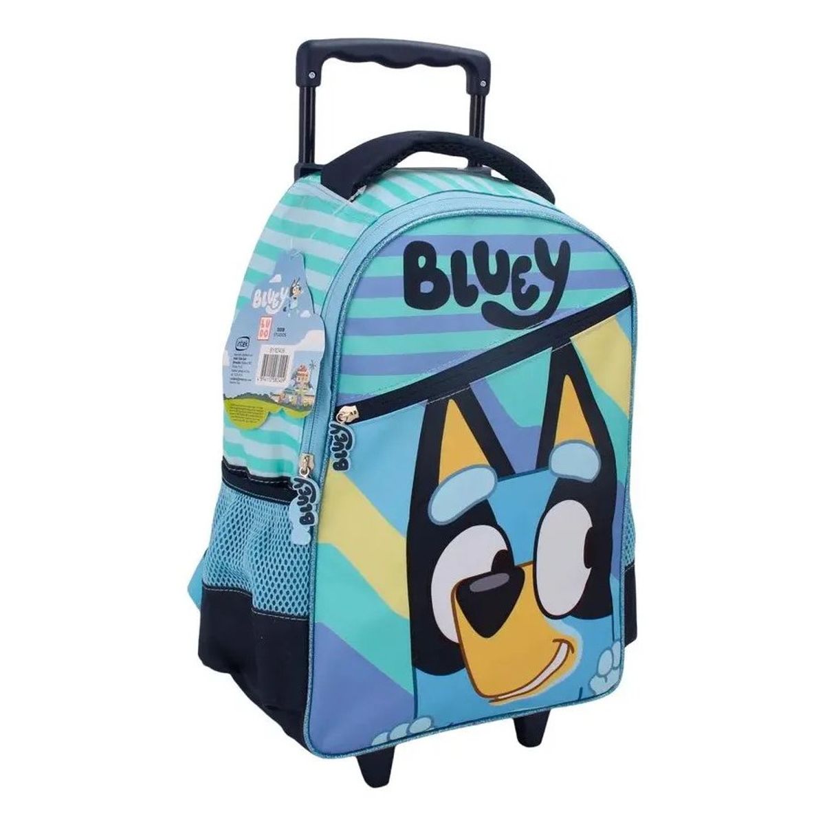 Set Mochila Escolar con ruedas Bluey + Lonchera + Estuche, marca BLUEY - Foto 2