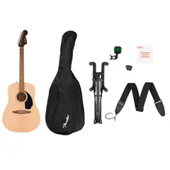FENDER - Pack Guitarra Acústica California Debut Natural