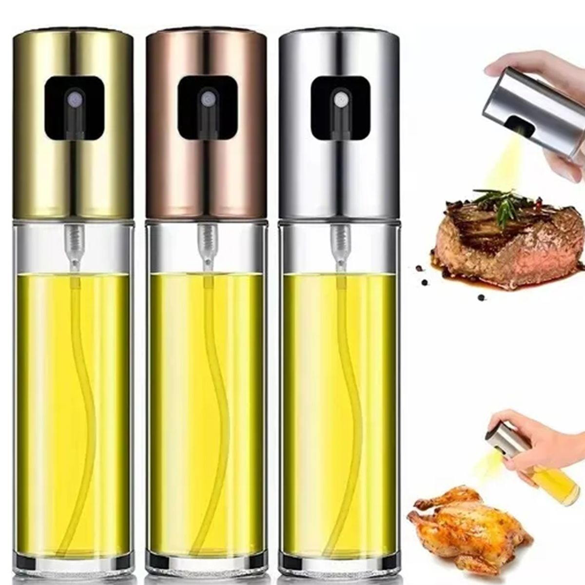 GENERICO - Rociador De Aceite Aceitero Spray Alcuza Vinagre Limon Aceto