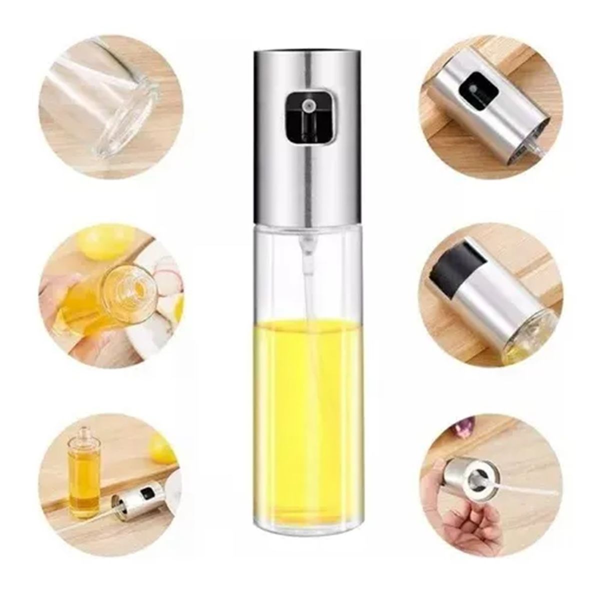 GENERICO - Rociador De Aceite Aceitero Spray Alcuza Vinagre Limon Aceto