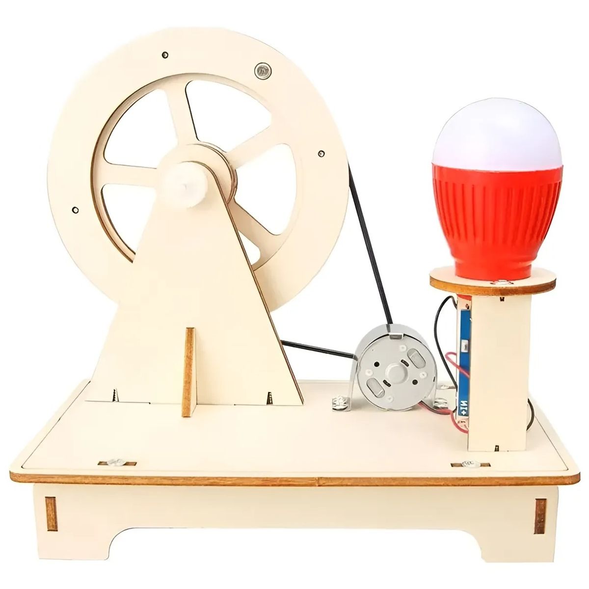 GENERICO - Kit Tarea Escolar Experimento Mini Generador Electricidad
