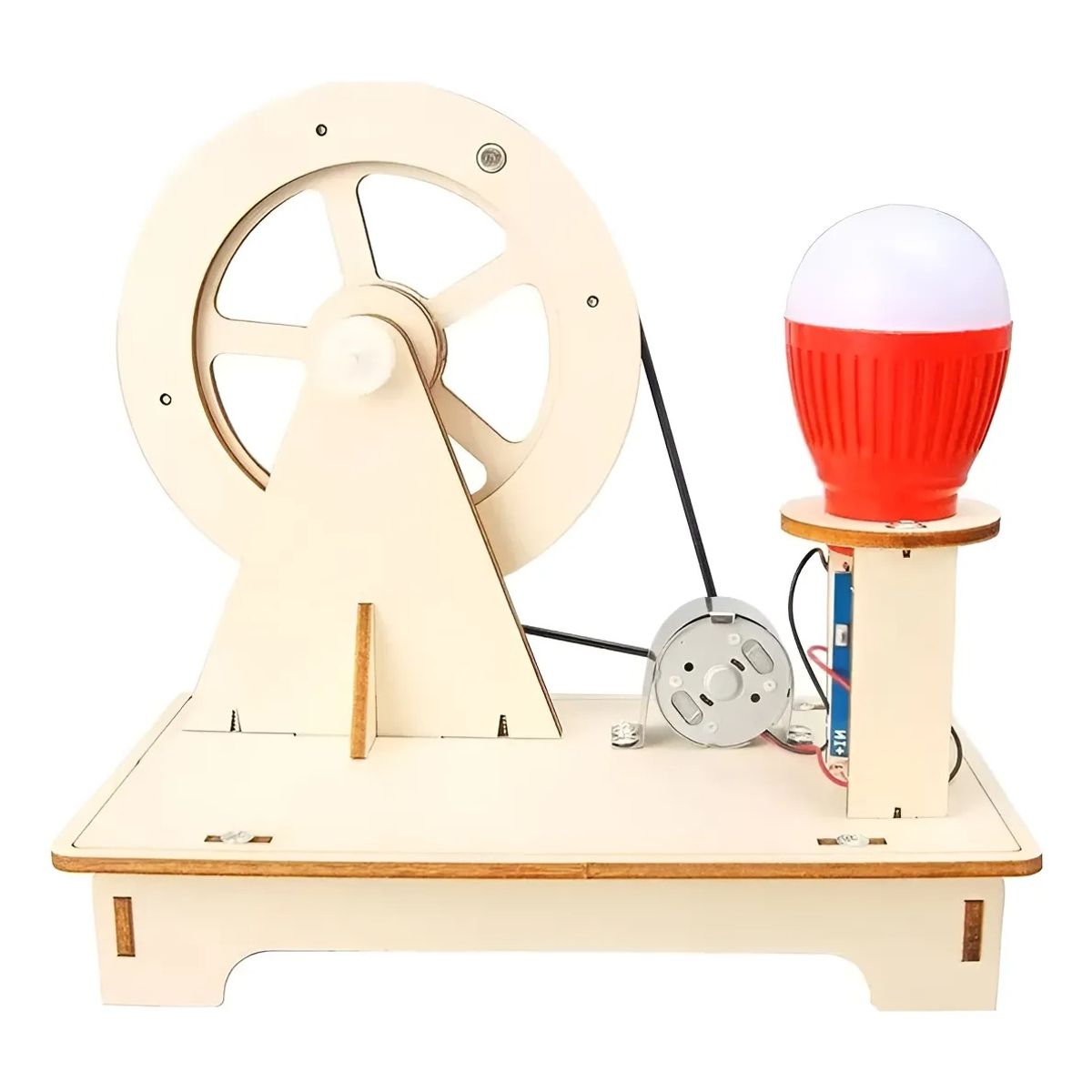 GENERICO - Kit Tarea Escolar Experimento Mini Generador Electricidad