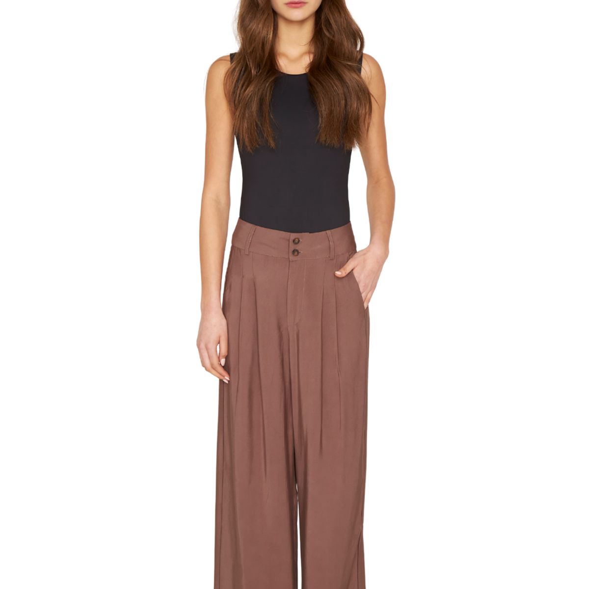 JACINTA TIENDA - Pantalón Laura café Jacinta Tienda