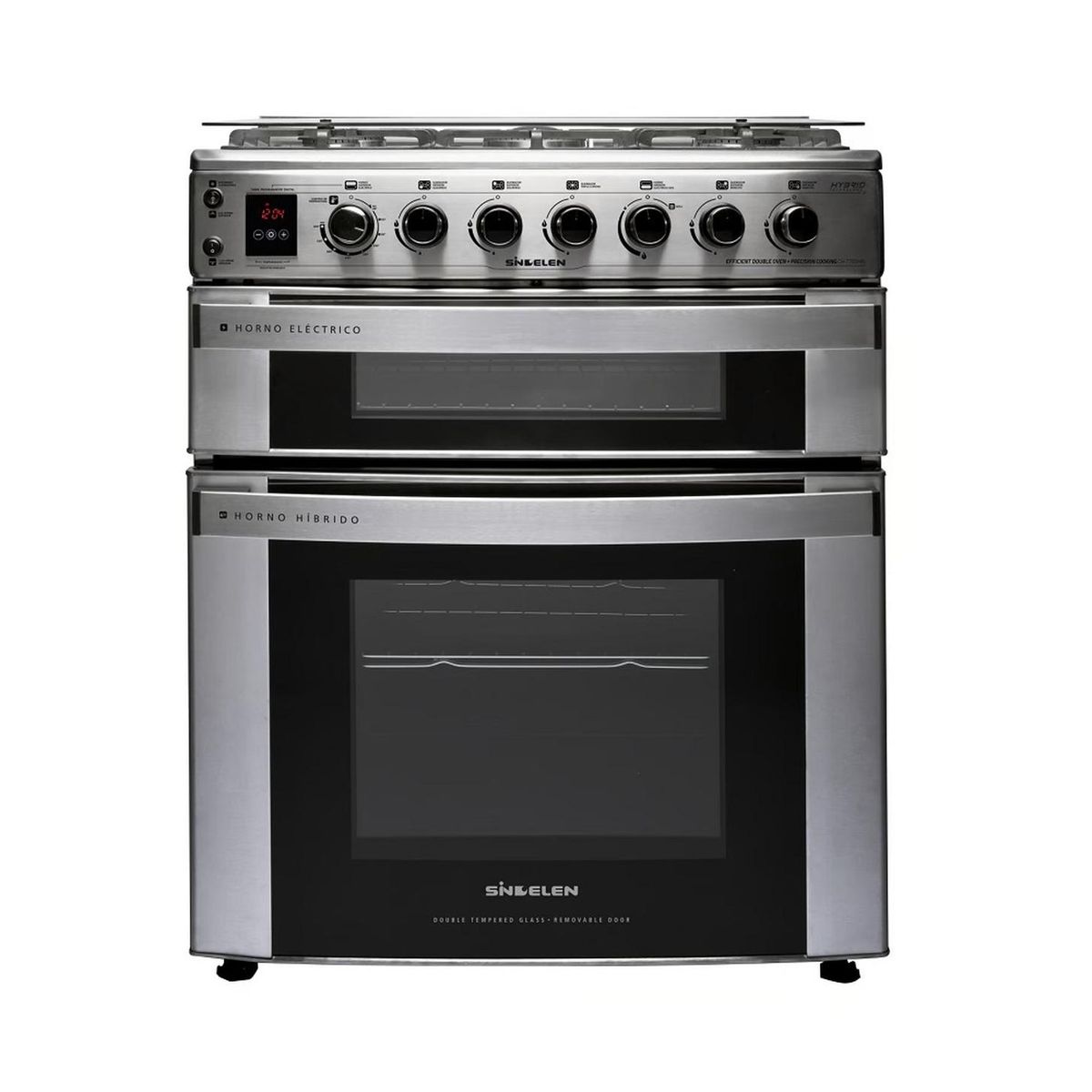 SINDELEN - Cocina 5 Quemadores Doble Horno Gas Licuado Sindelen Ch-770Dhin