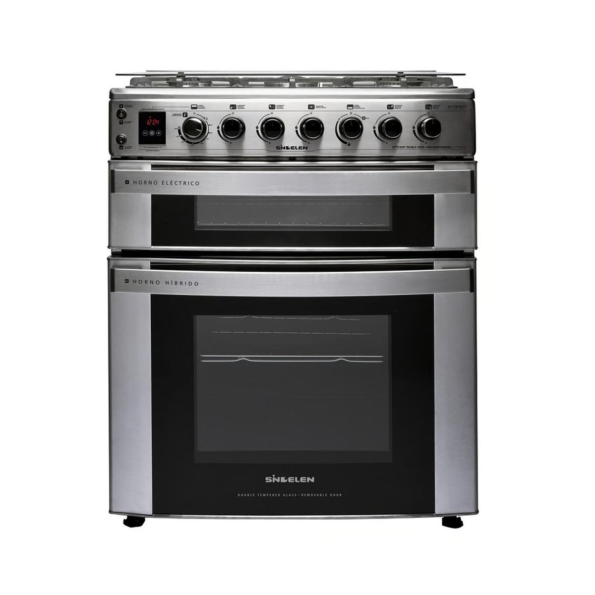 SINDELEN - Cocina 5 Quemadores Doble Horno Gas Licuado Sindelen Ch-770Dhin