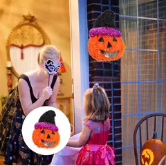 GENERICO - Decoración Halloween Calabaza Con Sombrero