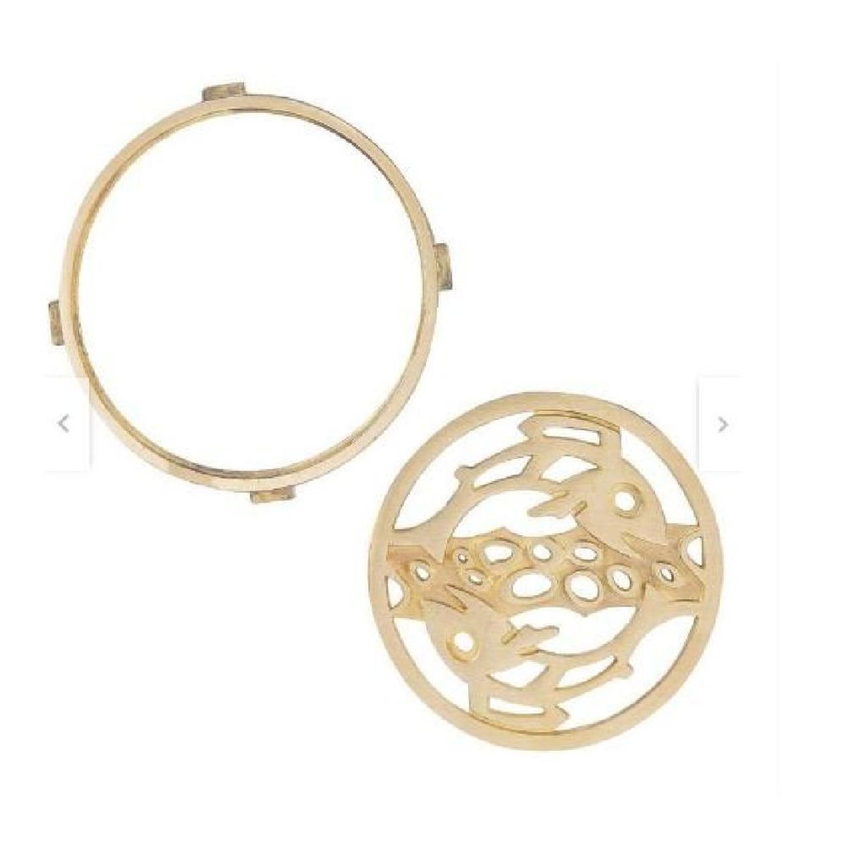 POLI - Rejilla Pileta Redonda 110mm Bronce ACERO INOXIDABLE POLI