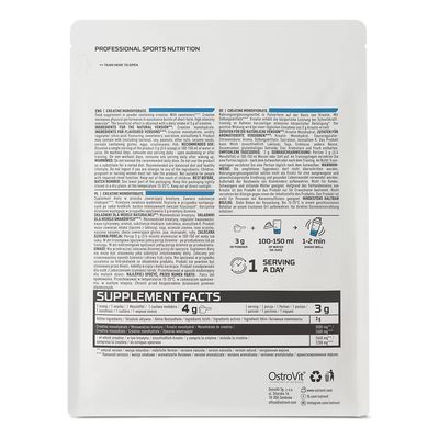 Imagen 2 del producto Creatina Monohidratada 300 gr Sin sabor-