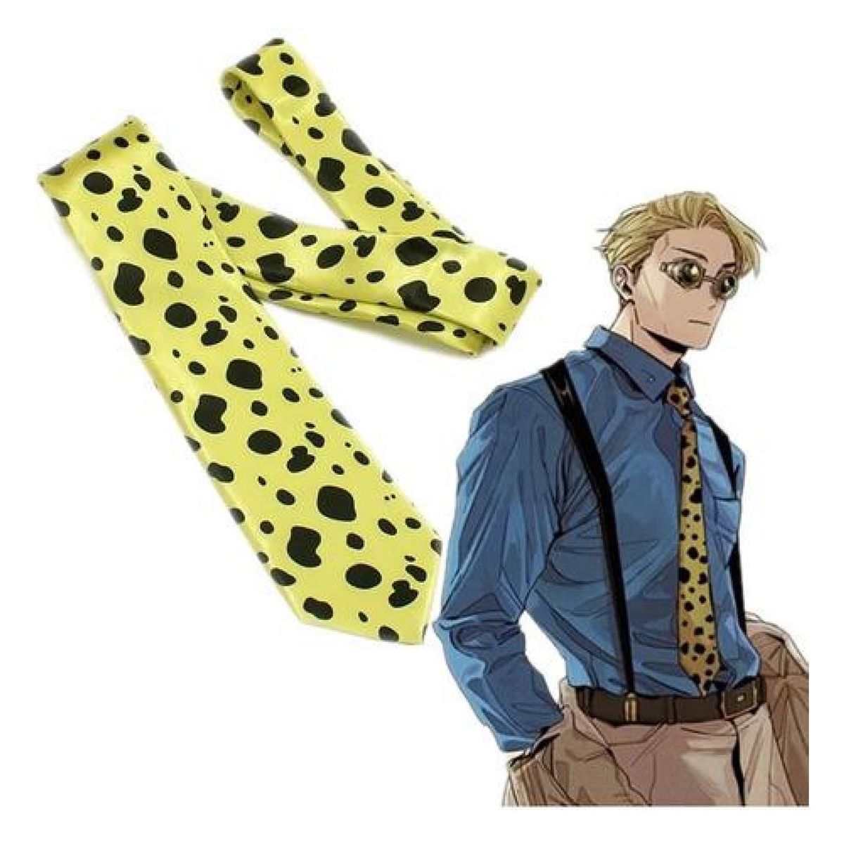 GENERICO - Corbata Kento Nanami Anime Jujutsu Kaisen Cosplay