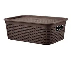 REYPLAST - Canastilla Caja Organizador 13litros Canastilla Tapa Tavarúa