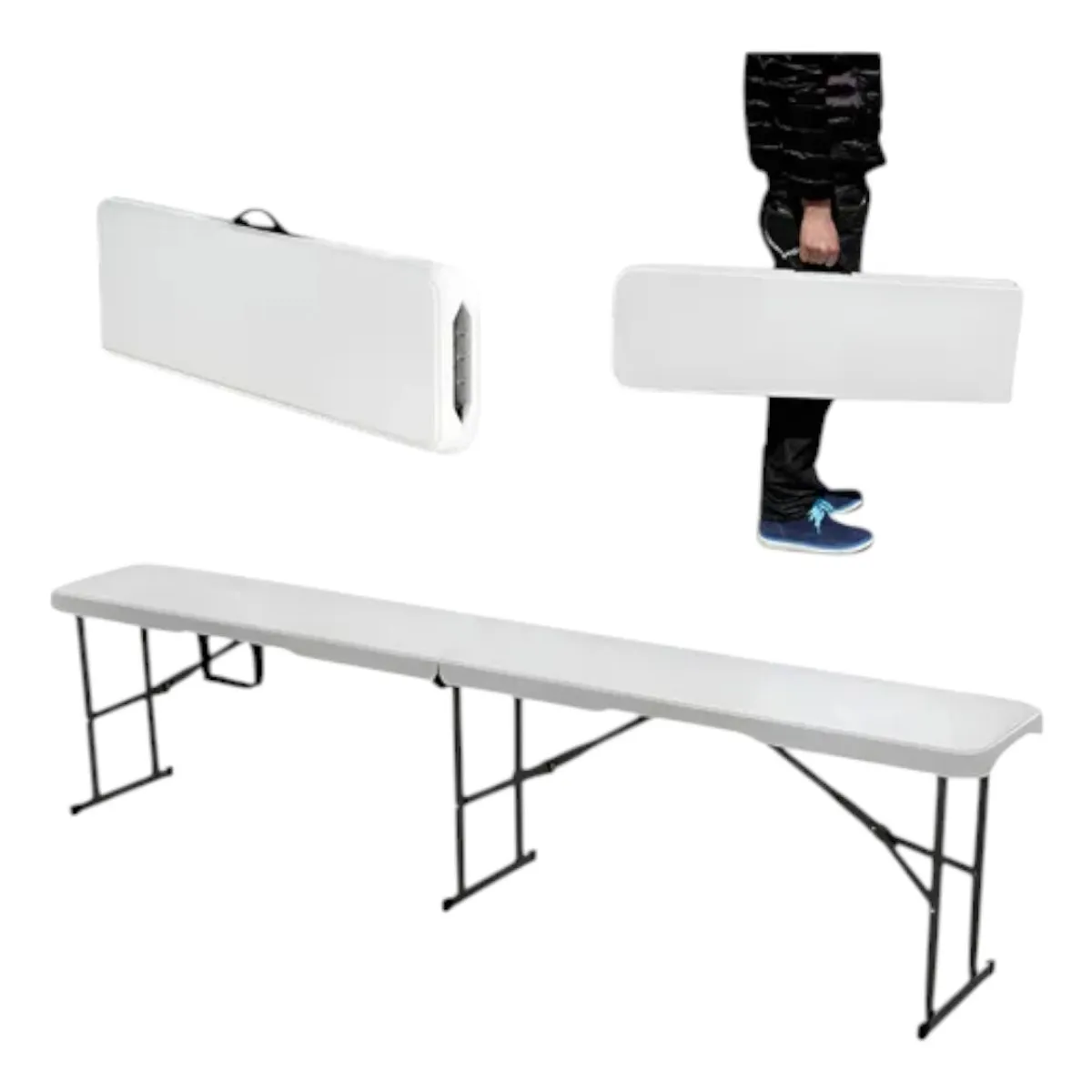 GENERICO - Banco Plegable Camping Eventos 180cm