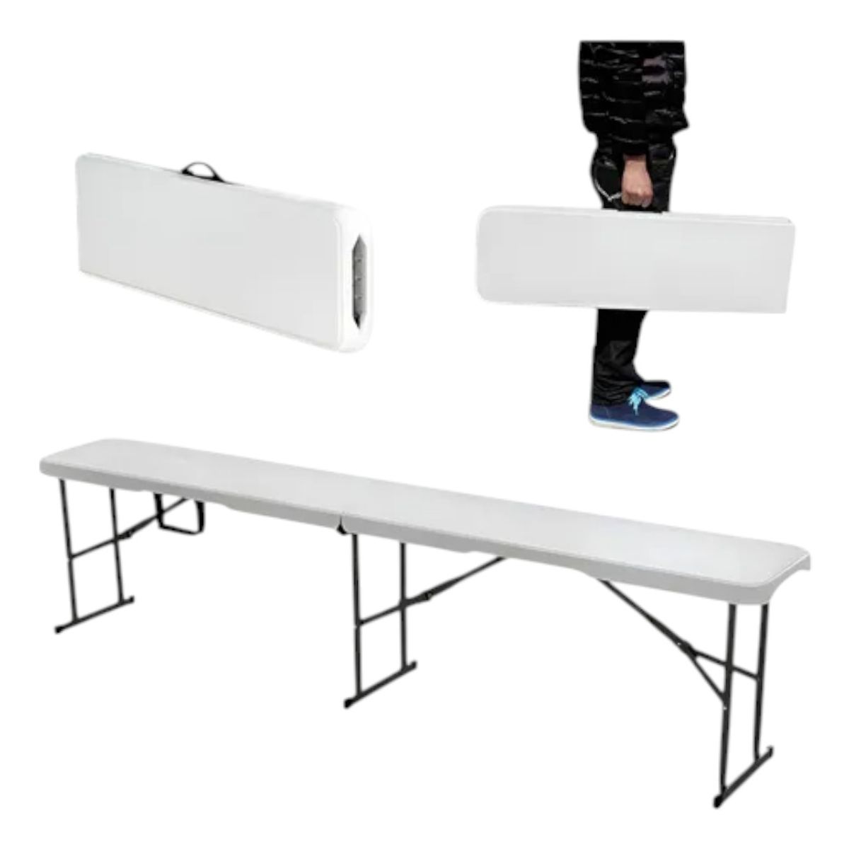 GENERICO - Banco Plegable Camping Eventos 180cm