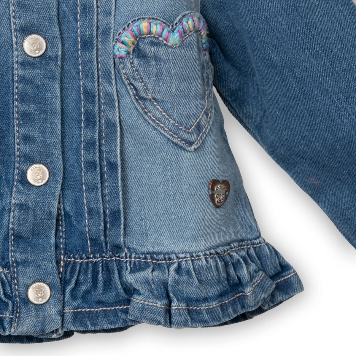 PILLIN - Chaqueta  Niña Denim Pillin (PVC726-25DEN3)