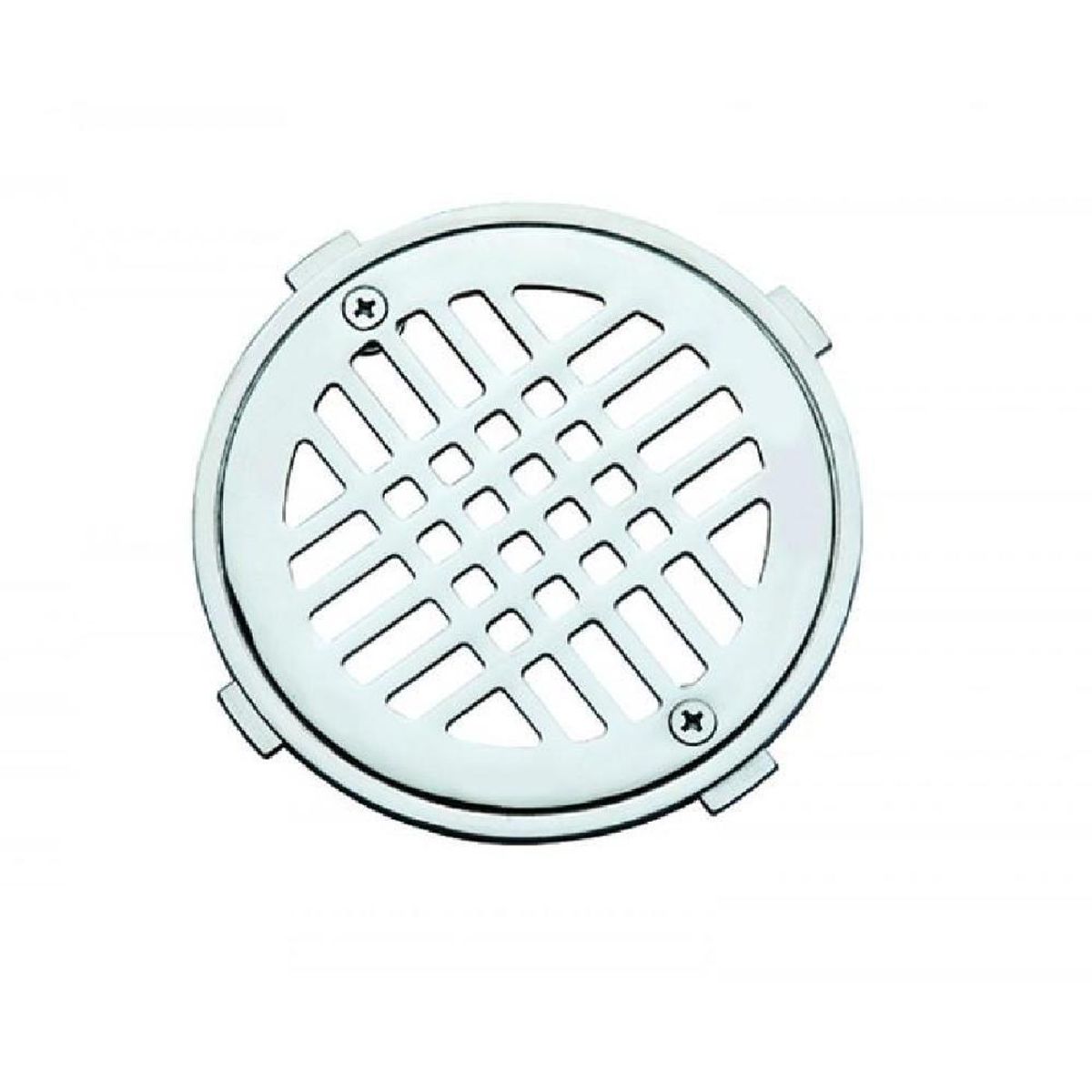POLI - Rejilla Pileta Redonda 110mm Cromado ACERO INOXIDABLE POLI