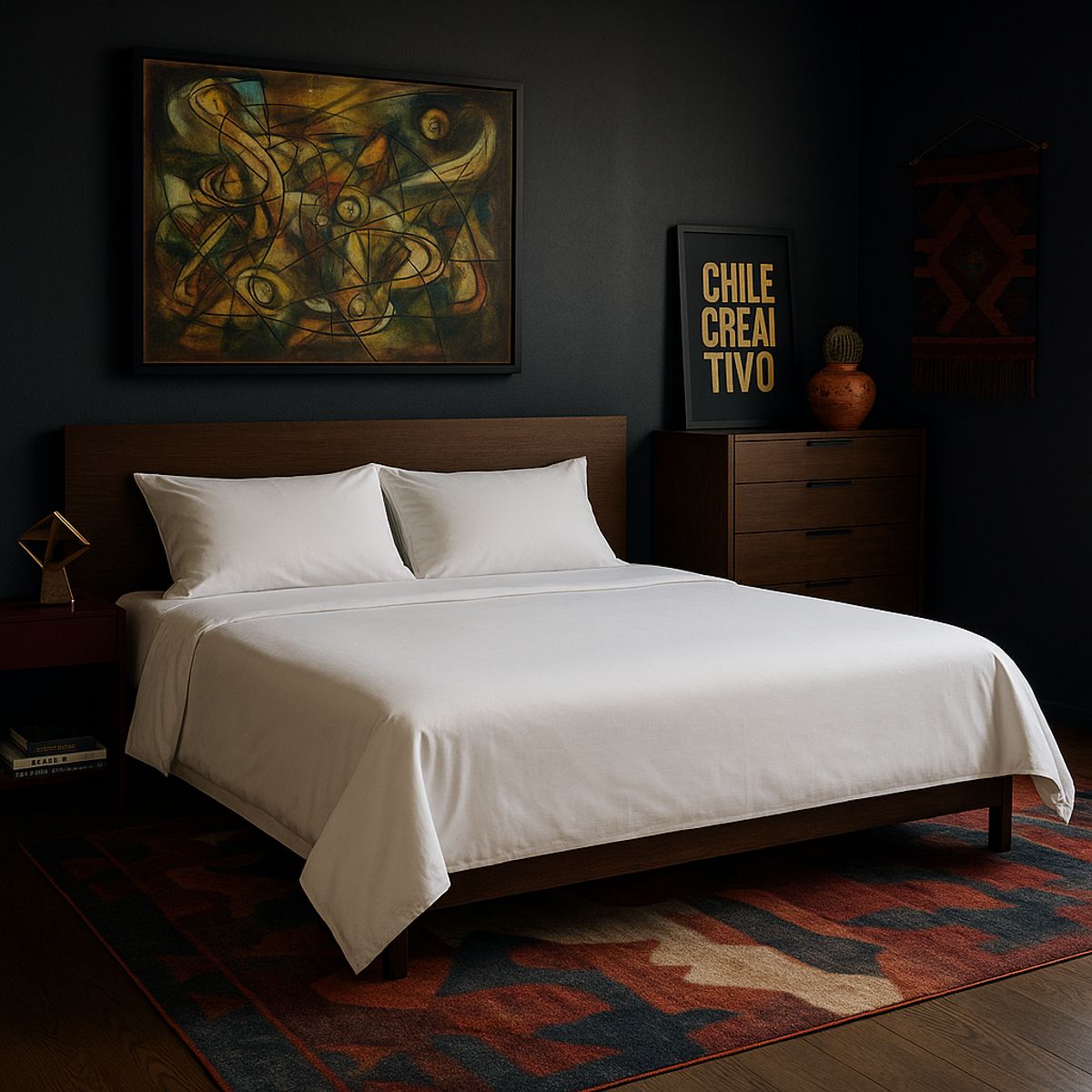 ARMONIA - Ropa de cama Blanco Super King 144 hebras Liso