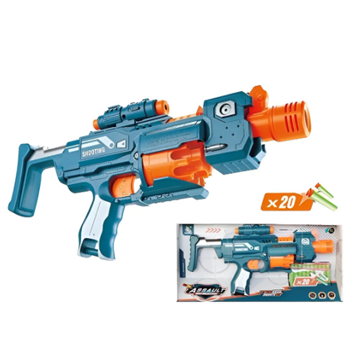 GENERICO - Pistola Lanzador De Dardos Semiautomática Surtido