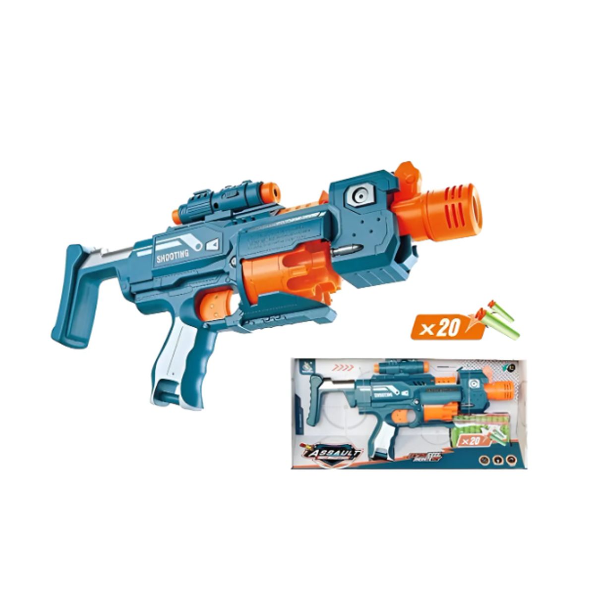 GENERICO - Pistola Lanzador De Dardos Semiautomática Surtido