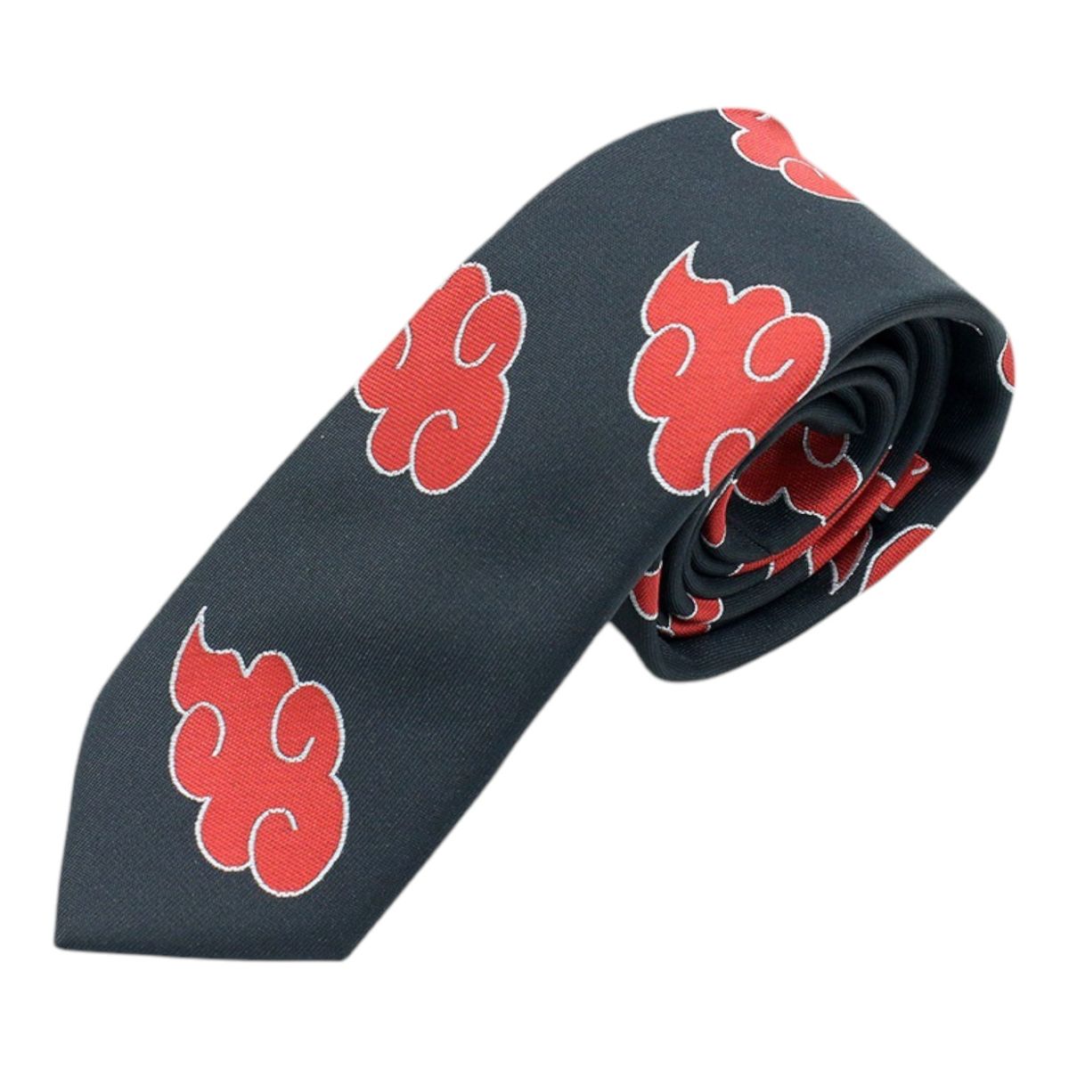 GENERICO - Corbata Corbata Akatsuki Naruto Cosplay