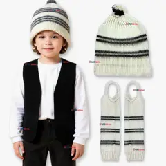 UTILISIMO - Traje Chilote Gorro+Polainas Fiestas Patrias Niño Talla S