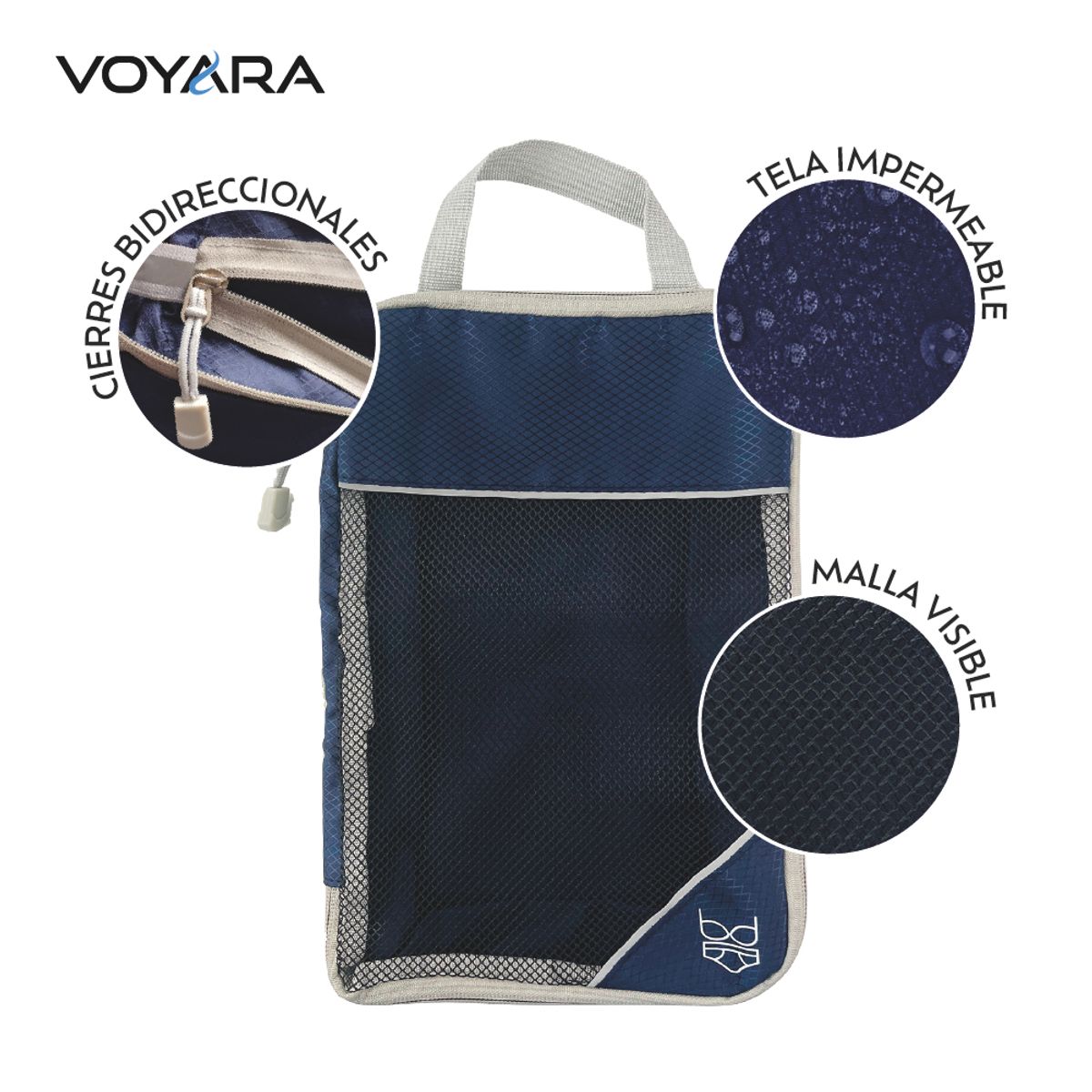 VOYARA - Set 3 Bolsas Organizadores Maleta Equipaje De Viaje Voyara