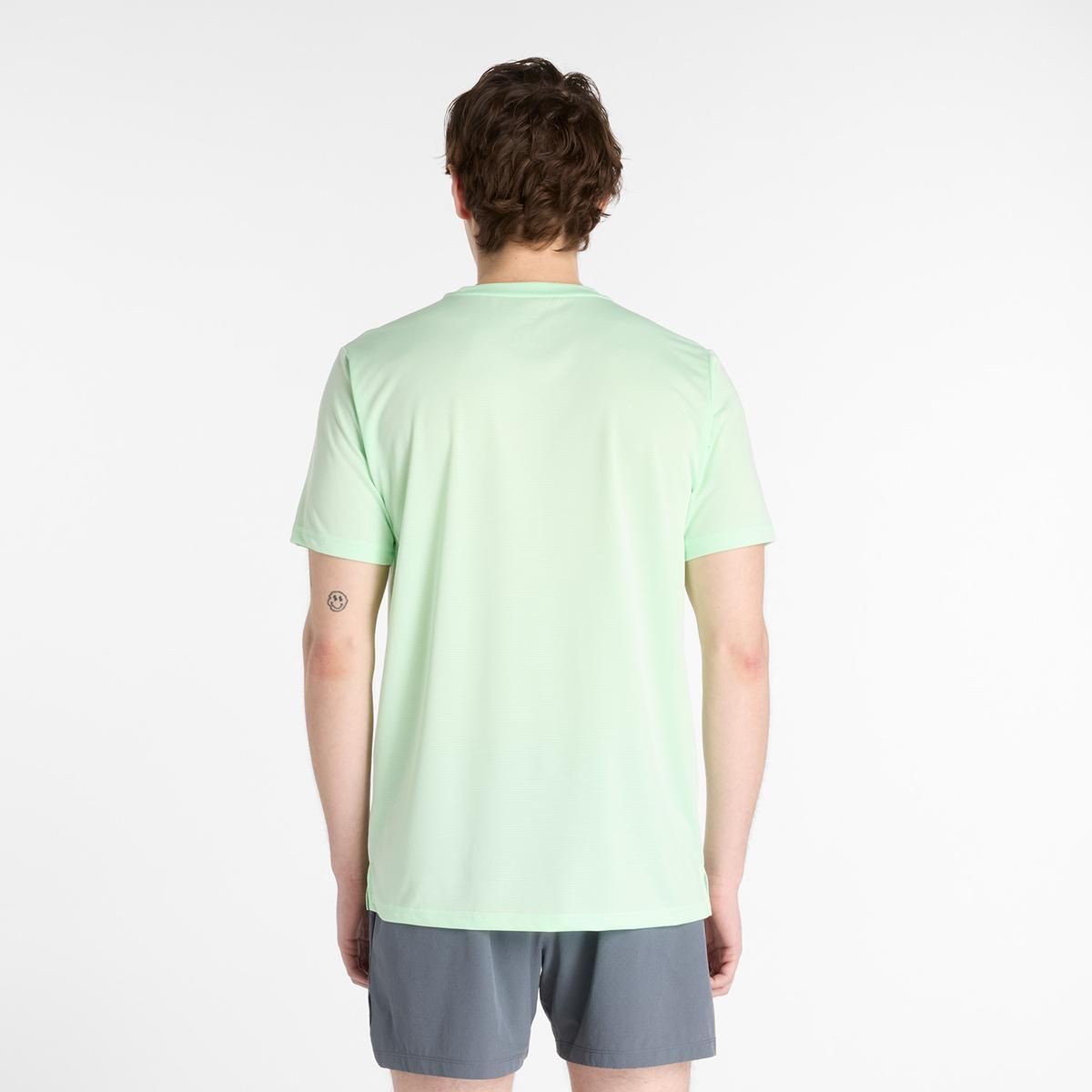 NEW BALANCE - Polera Running Hombre New Balance Sport Essentials Verde