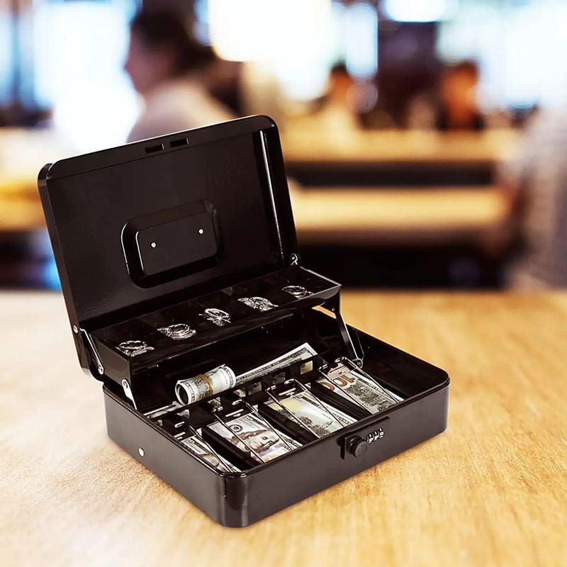 SHOP EHOME BAG - Caja Organizadora De Dinero Con Llave De Seguridad