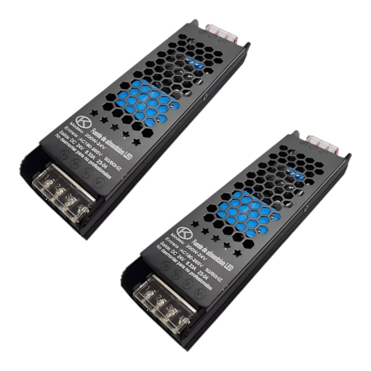 2 Fuentes De Poder 24v 8,33a 200w Hq Compacta, marca GENERICO - Foto Principal