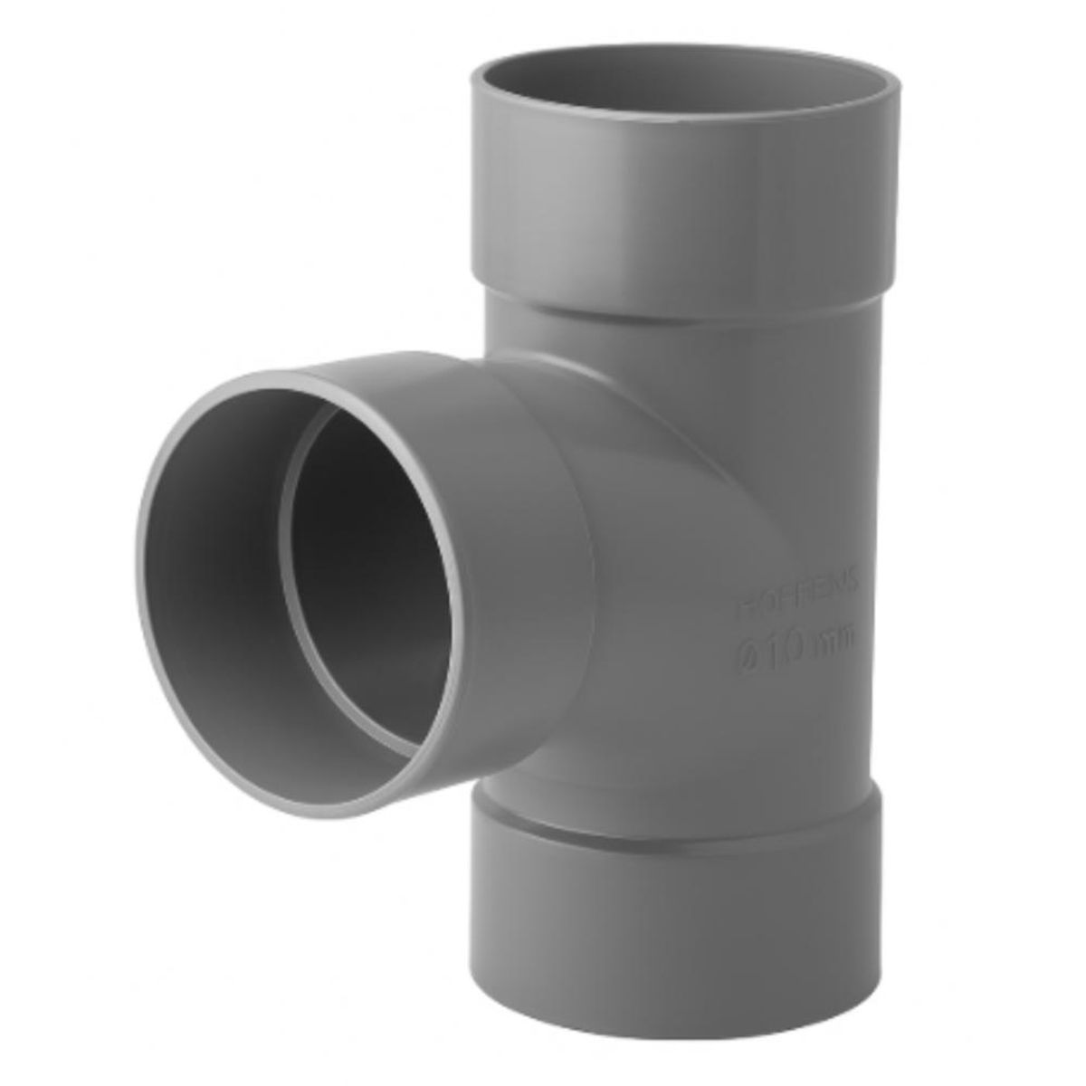 GENERICO - Tee 110 Mm Pvc Sanitario Gris Hoffens