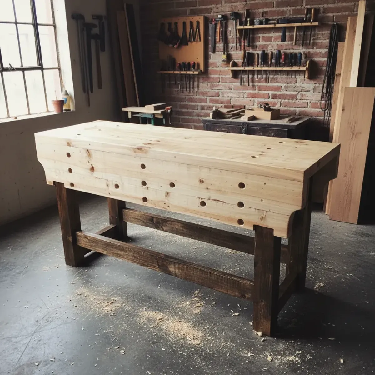 GENERICO - Banco De Trabajo Carpintero Sastrería Artesanía 150x60x85