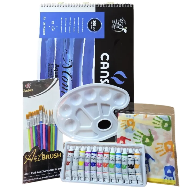 GENERICO - Kit De Pintura Para Niños Con Atril Caballete Y Accesorios