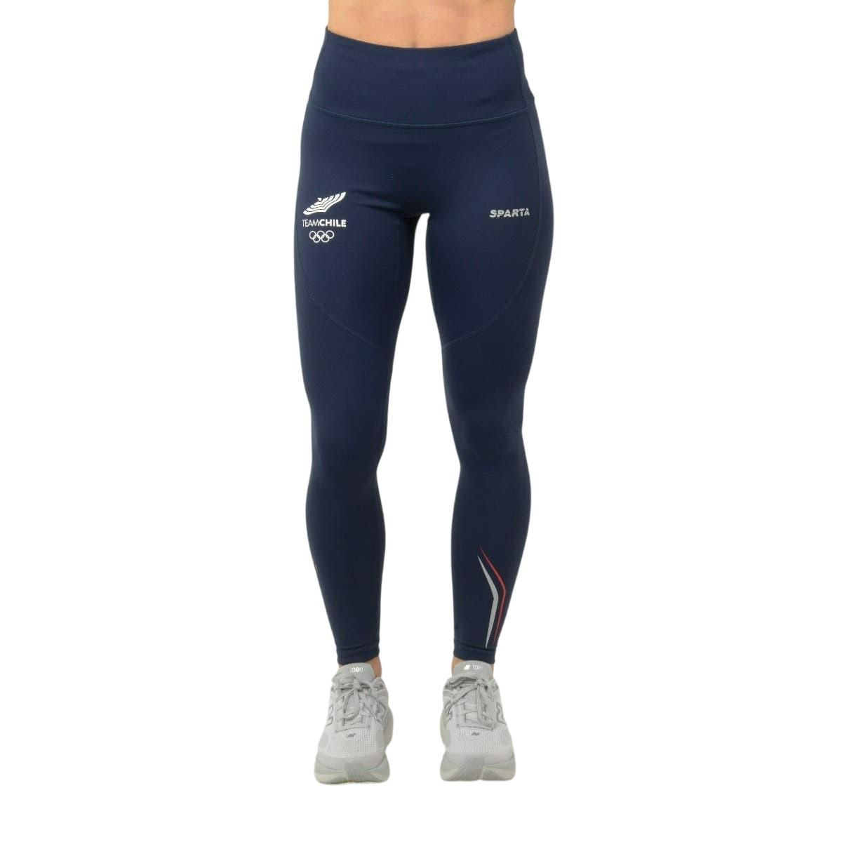 SPARTA - Calza Larga Running Mujer Sparta Team Chile Azul