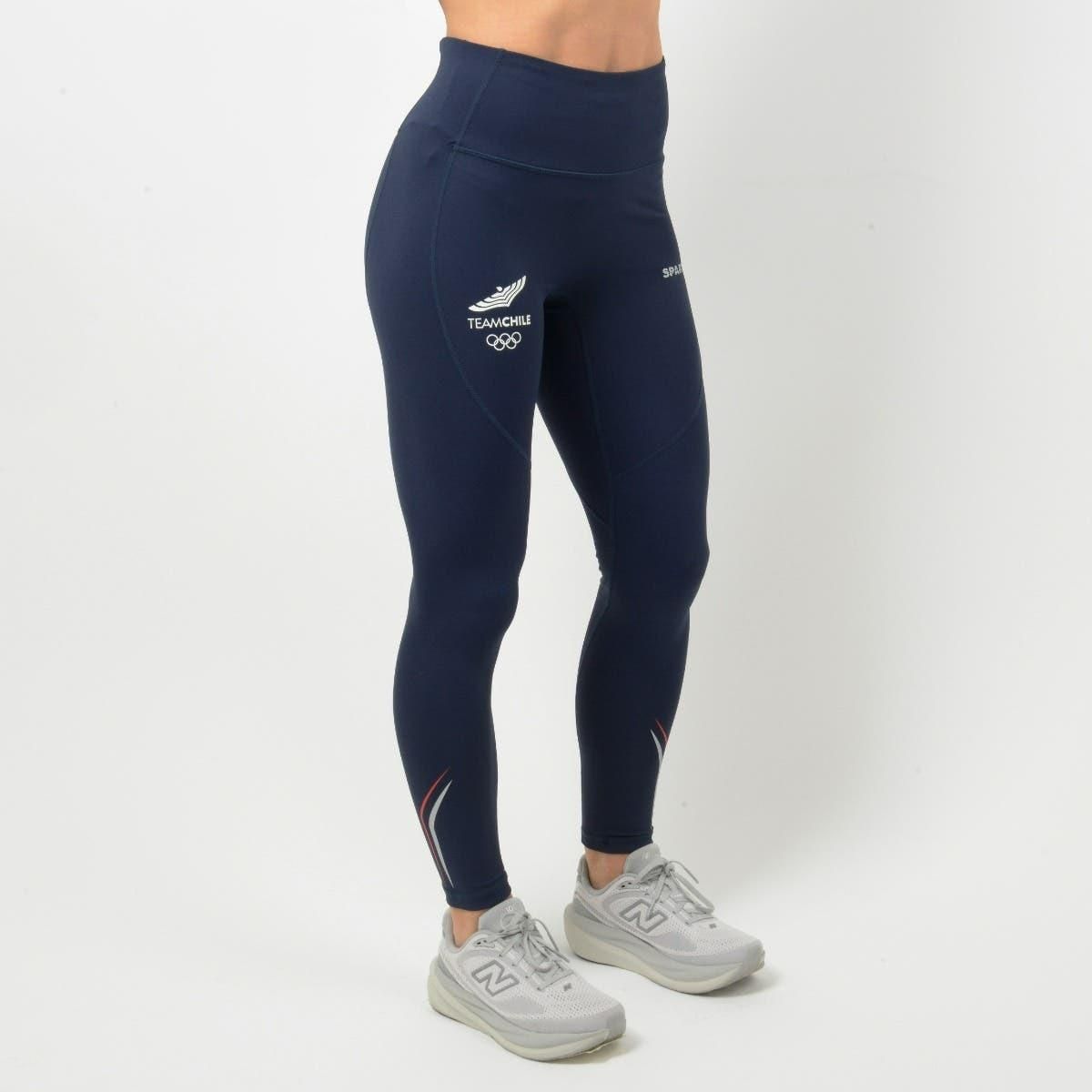 SPARTA - Calza Larga Running Mujer Sparta Team Chile Azul