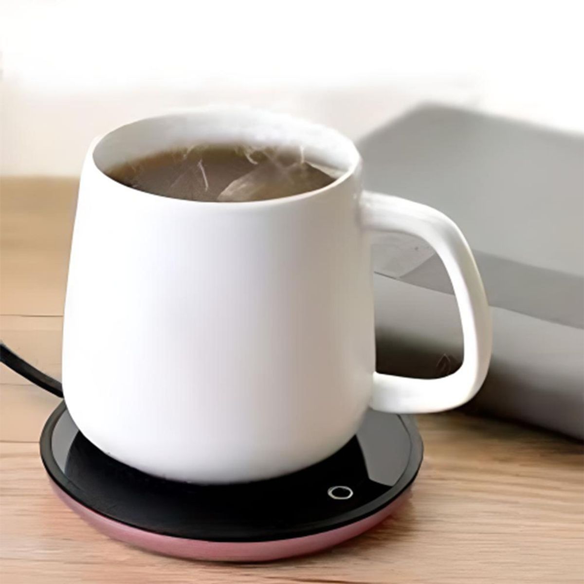 OEM - Posavasos Calentador De Tazas Con Puerto Usb