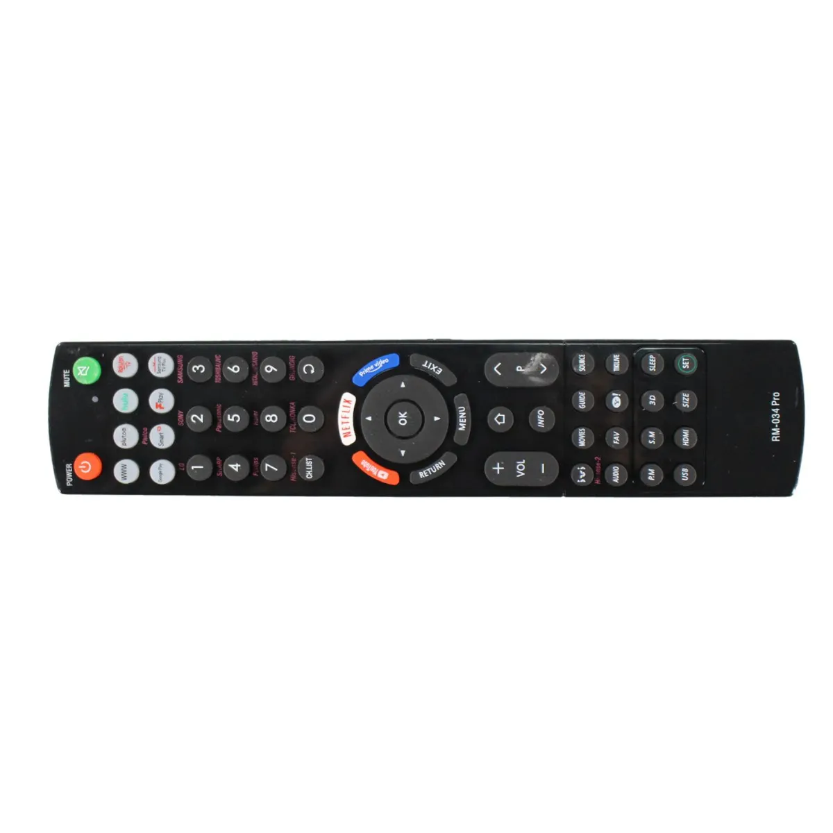 TECNOLAB - Control Remoto Universal Smart TV Apps Streaming - SC