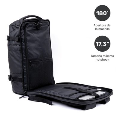 Imagen 2 del producto Mochila Viaje impermeable Notebook 17,3""Broadpeak 40L