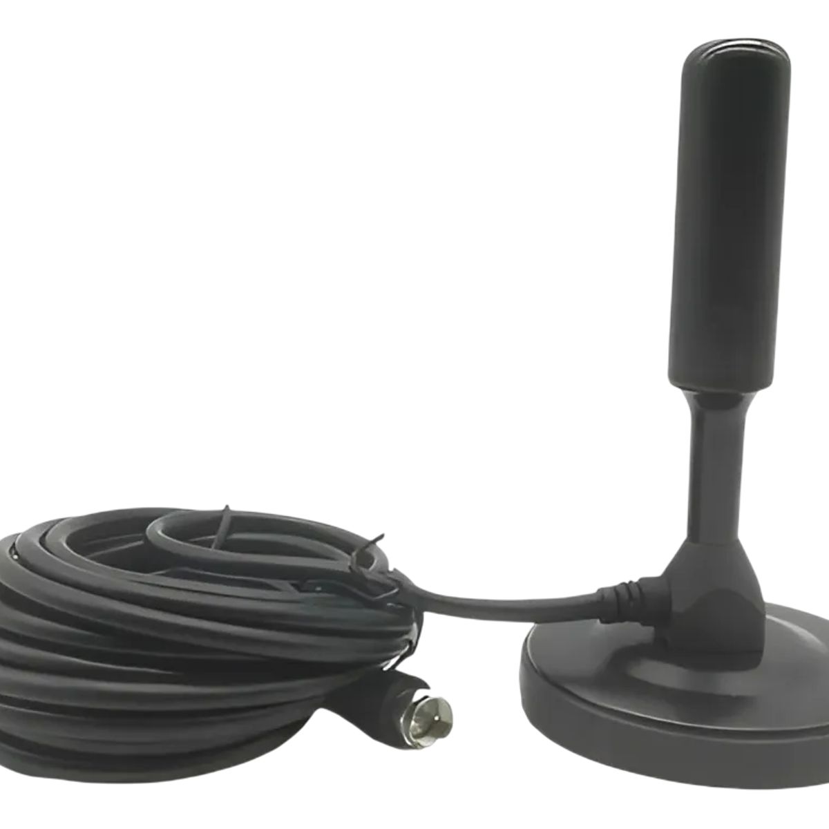 GENERICO - Antena Tv Digital Abierta Hd Tvd Interior 360 Coaxial