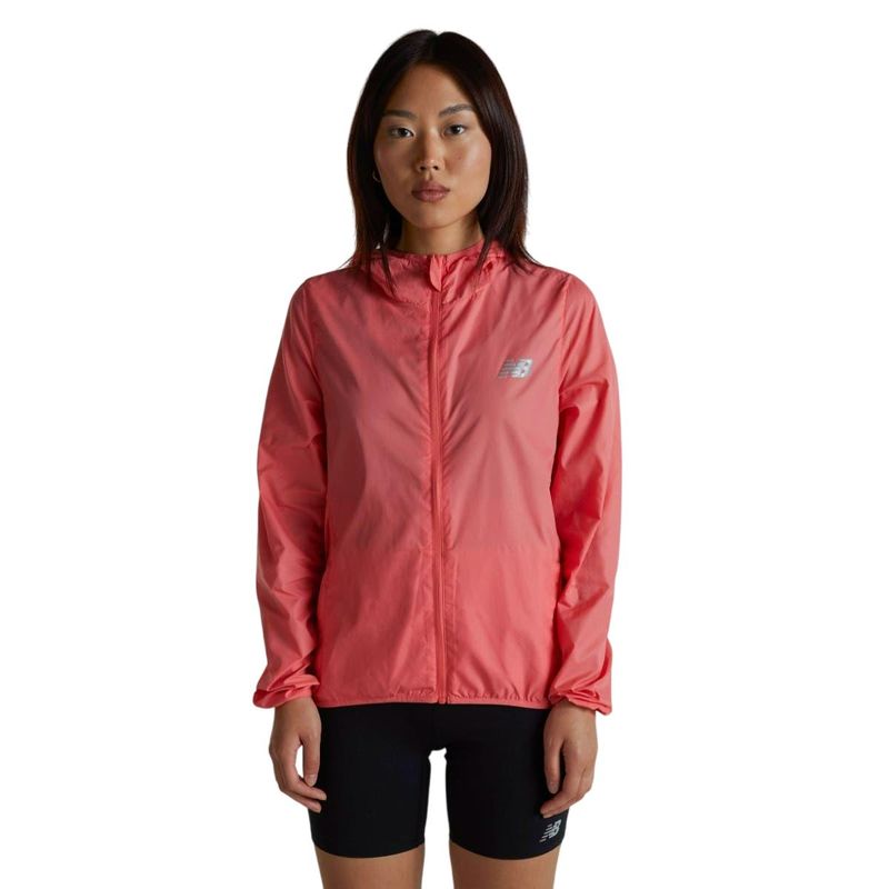 NEW BALANCE - Cortavientos Running Mujer New Balance Packable Rosado