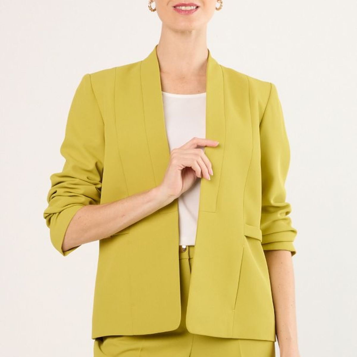 MA GRIFFE - Blazer Mujer Verde Magriffe
