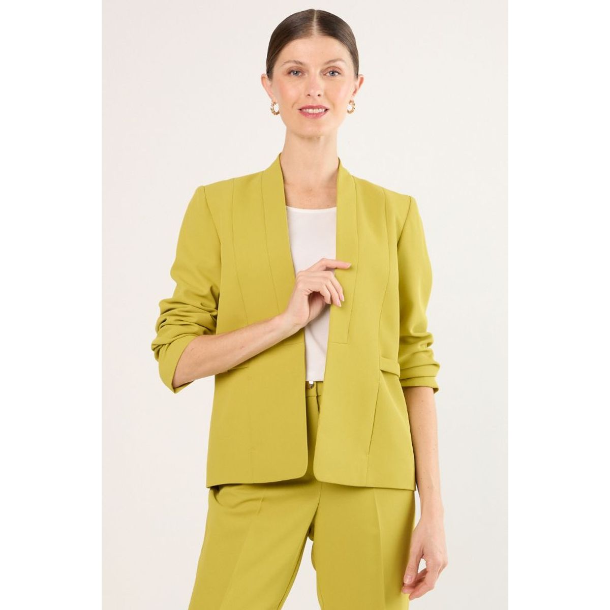 MA GRIFFE - Blazer Mujer Verde Magriffe